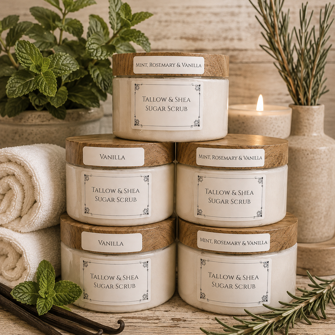 Tallow & Shea Sugar Scrub
